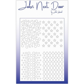 John Next Door - Mask Stencil & Sjablonen - Duo Mask Quatro Stars