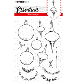 SL Clear stamp Christmas Baubles Essentials nr.95