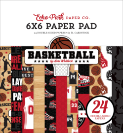 Echo Park - Basketball Paper Pad - 15,2 x 15,2 cm.