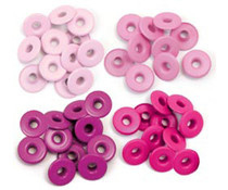 We R Memory Keepers Pink Crop-A-Dile Wide Eyelet 40pcs