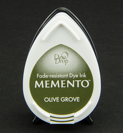 Memento Dew Drop Ink Pad  MD-708 Olive Grove