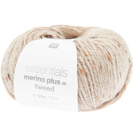 Rico Essentials Merino Plus dk Tweed - 383236.001 - Ecru