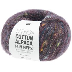 Rico Fashion Cotton Alpaca Fun Neps - 383422.004 - Paars