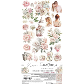 Craft O'Clock Rose Emotions- CC-C73-RE-11- Extras Set Flowers