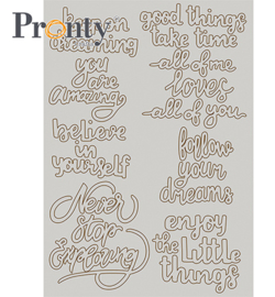 Pronty - Chipboard Quotes