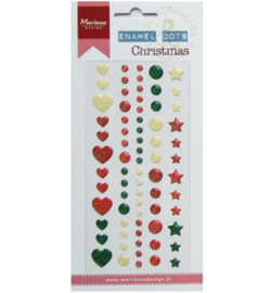 Marianne Design Enamel Dots Christmas PL4509