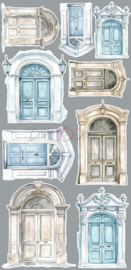 Craft O' Clock - Something Blue -Extra's to Cut Set - Mix - CC-F38-SBL-13-