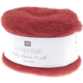 Rico Essentials Baby Alpaca Loves Silk - Rood 383341.015