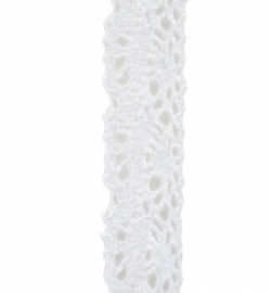 Ribbon Lace 3 meter x 17 mm Wit 4221