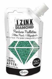 IZINK Diamond glitterverf/pasta - 80 ml, Blue Azure - 80882