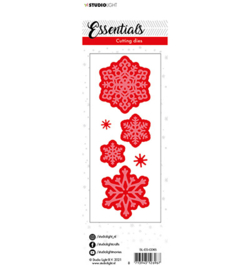 SL Cutting Die Christmas Small snowflakes 1 Essentials nr.65