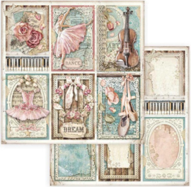 Stamperia- Passion- Cards  - Paper - 30.5 x 305 cm