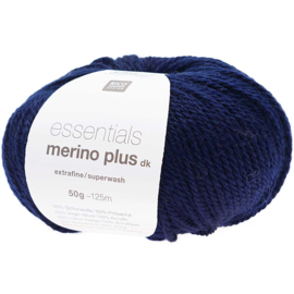 Rico Essentials Merino Plus dk 383165.012 Nacht Blauw