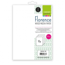 Florence Mixed Media Paper - A4 - 240 g - White