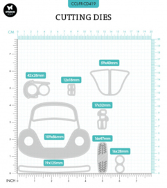 CCL Cutting Die Beetle Accessoires Friendz nr.419 