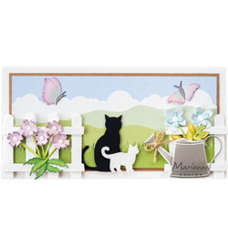 Marianne Design -	CR1678-Punch die XL Butterflies