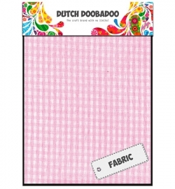 Dutch Doobadoo Pink Check Sheets 400.903.012