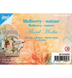 Joy!Craft Mulberry boombastvezels  Mixed Media-bruin 	8010/0003