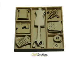 Houten Ornamenten Couture nr 1 811500/0206