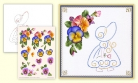 A4 Knip- en borduurvel Ann's Paper Art 732