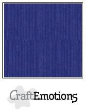 CraftEmotions Linnenkarton A4 Formaat 10 vel - Saffierblauw