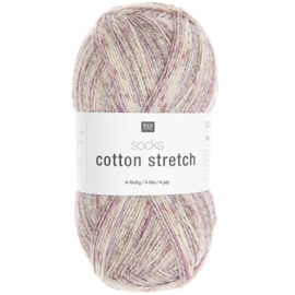 Rico Socks - Cotton Strech 4 draads - Mauve 383416.003