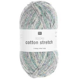 Rico Socks - Cotton Strech 4 draads - Aqua 383416.004