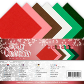 Linnenpakket - A5 - Jeanines Art - Lovely Christmas