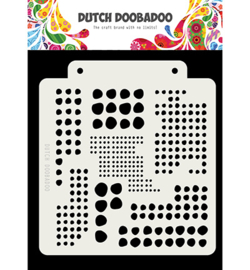 Dutch Doobadoo Mask Art - 163 x 148 mm. /  15x15 cm.