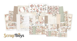 ScrapBoys - Vintage Legend - Paper pad 20,3 x 20,3 cm