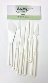 Picket Fence Studios - Mixed Media Spatulas TT-102 - 6 stuks