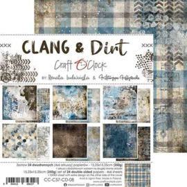 Craft O' Clock - Clang and Dirt - Paperpad 15.2x15.2 cm