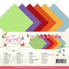 Linnen pakket - A5 - Jeanine's Art - Butterfly Touch