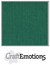 CraftEmotions Linnenkarton 27 x 13,5 cm Kerstgroen 001235/1020