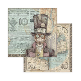 Stamperia - Sir Vagebond - Paperpad 20,3 x 20,3 cm