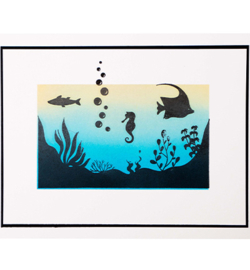 SL-ES-STAMP233 - Silhouette aquarium Essentials nr.233