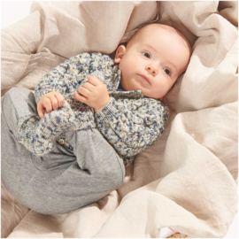 Rico Baby Merino Print - Navy Blue-Vanilla  383315.012
