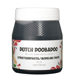 Dutch DooBaDoo -Structuur pasta zwart  -250ml