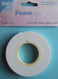 Joy! Crafts Foam tape - 1,5 mm x 12 mm  x  2 meter  6500/0022