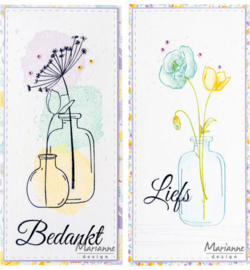 Marianne Design - Clear Stamp - Silhouette Art - Poppy - CS1160