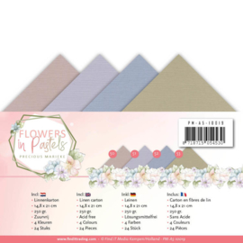 Linnenpakket - A5 - Precious Marieke - Flowers in Pastels