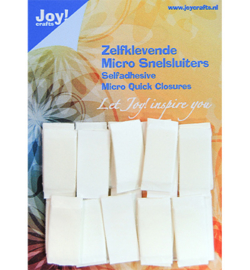 Joy!Crafts- Zelfklevende Micro Snelsluiters- 6500/0090