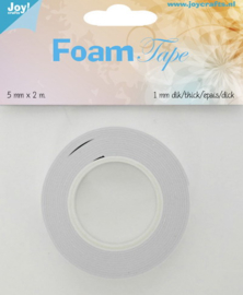Joy! Crafts Foam tape - 1 mm x 5 mm  x  2 meter  6500/0024
