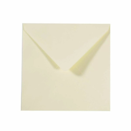 Florence - Enveloppen 16x16cm Ivoor - 5 stuks