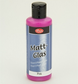 Viva Matt-Glas Pink