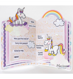 Marianne Design Stempel & Dies - Eline's animals - Unicorns  - EC0180