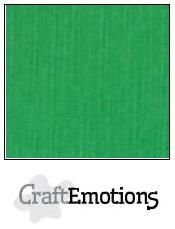 CraftEmotions linnenkarton 10 vel  Grasgroen  30,5x30,5cm