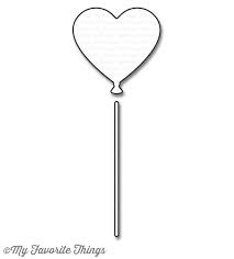 Die-namics Heart Shaped Balloon  MFT-1144