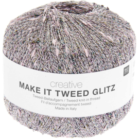 Rico Creative Make It Tweed Glitz  383412.003 - Rose