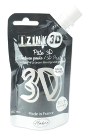 Aladine Izink 3D Texture Paste Pearly Silver (80ml) (85433)